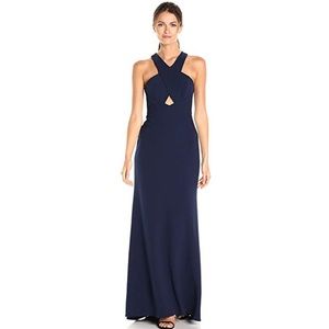 BCBG “Salome” halter maxi dress